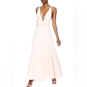 Kendall + Kylie Ruffled Wrapped Maxi